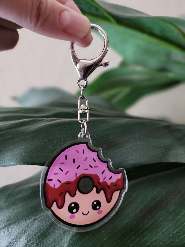 Donut Keychain