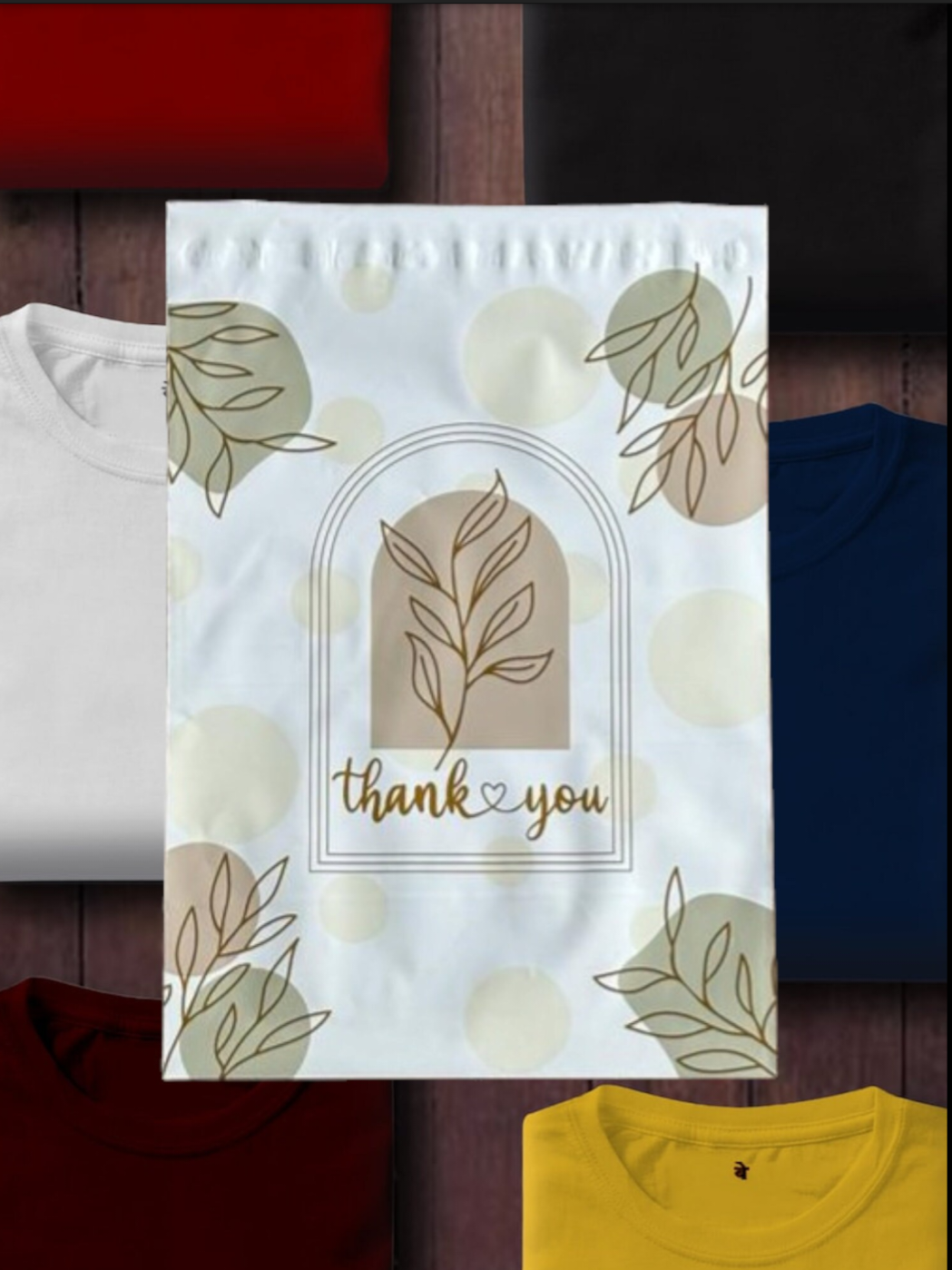 10×13 Boho "Thank You" Polymailer