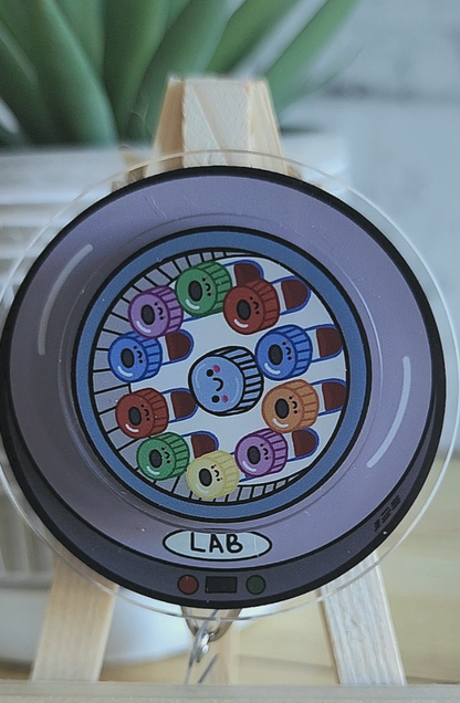 Lab Buddy Spinner Badge